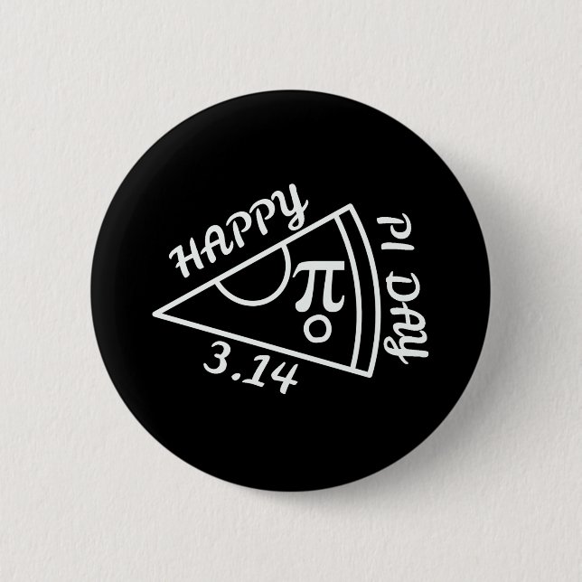Pi Day Happy Pi Day Button (Vorderseite)