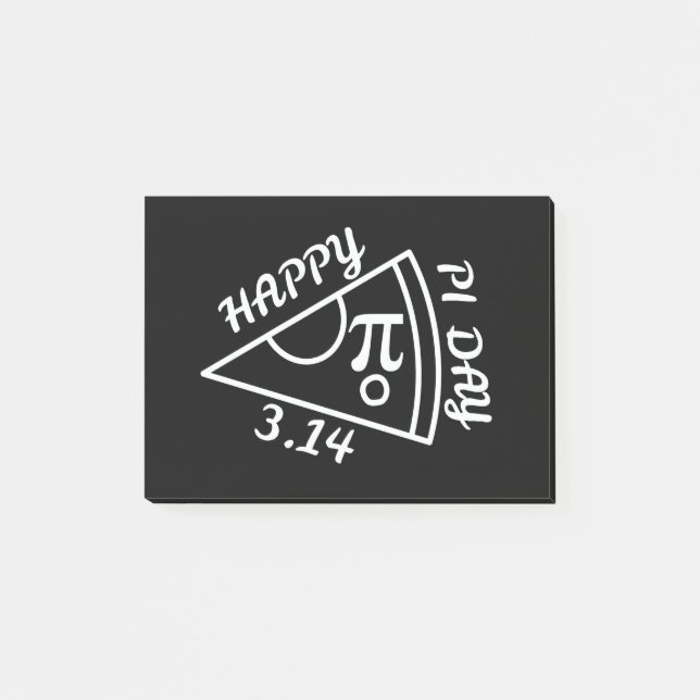 Pi Day Happy Pi Day Post-it Klebezettel (Vorderseite)