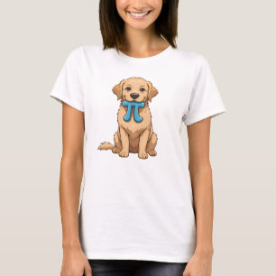 Pi Day Hund mit Pi Symbol Happy Pi Day Math T-Shirt