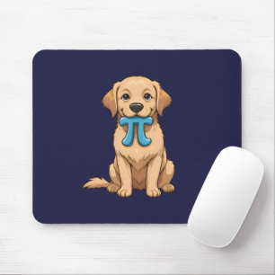 Pi Day Hund mit Pi Symbol   Happy Pi Day Mousepad