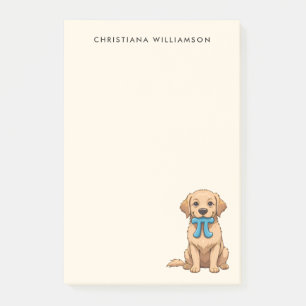 Pi Day Hund mit Pi Symbol   Happy Pi Day Post-it Klebezettel