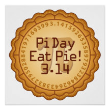 Pi Day, Iss Pie! März 14