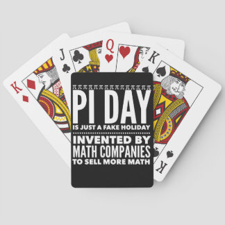Pi Day ist ein Fake Urlaub - Mathematik Spielkarten