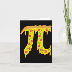 Pi Day Kids Pizza Pi Funny Mathe Food Karte