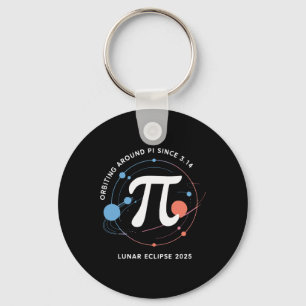 Pi Day Lunar Eclipse 2025 Kosmische Mathematik Schlüsselanhänger