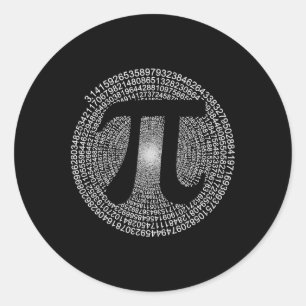 Pi Day Mah Geek Teacher 3,14 Pi Day Runder Aufkleber