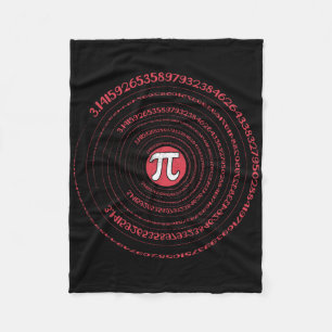 Pi Day Mah Nerd Geek 3.1415 Irrationale Nummer Pi Fleecedecke