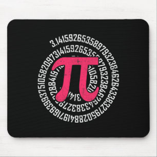 Pi Day Mah Nerd Geek 3.1415 Irrationale Nummer Pi Mousepad
