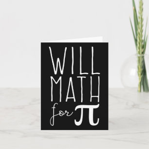 Pi Day März 14 Math Lover Science Funny 3,14 Pi P Karte