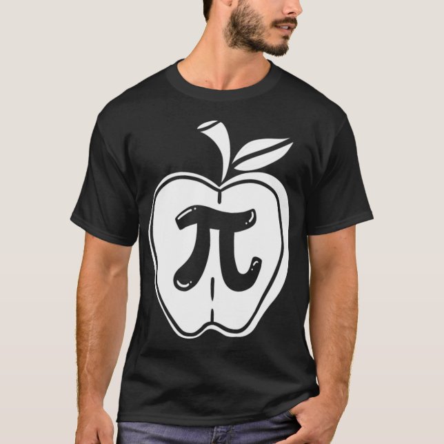 Pi Day Math Apple Reittiere  T-Shirt (Vorderseite)