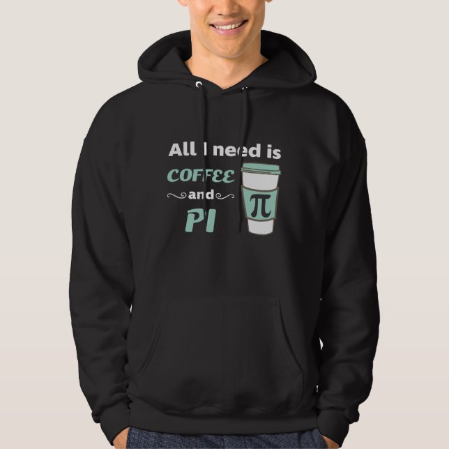 Pi Day Math Coffee Lover Geometry Calculus Trigono Hoodie (Vorderseite)