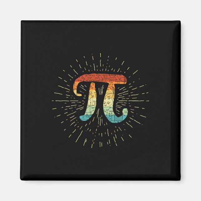 Pi Day Math Geek Happy Pi Day Magnet (Vorne)