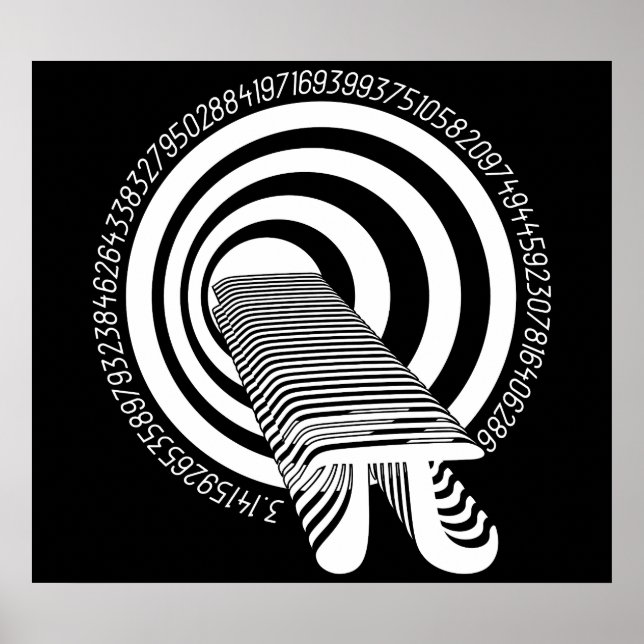 Pi Day Math Geek Infinity Poster (Vorne)