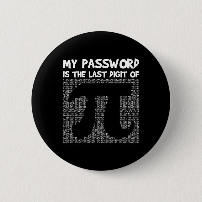 Pi Day Math Lehrer Student Geek Sprichwort Funny N Button (Vorderseite)