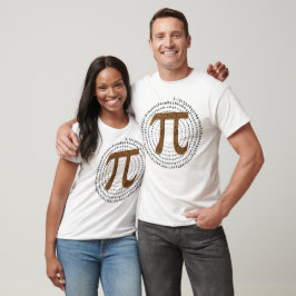 Pi Day Math Leopard Pi Symbol Spiral Number T-Shirt