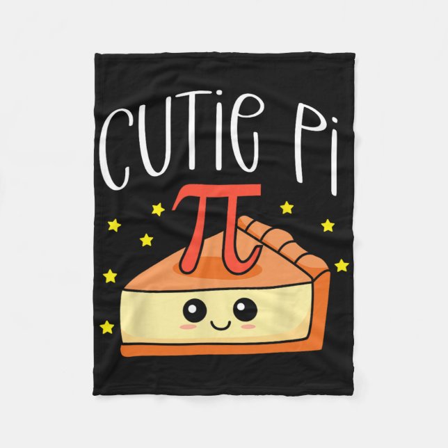 Pi Day Math Lover Student Lehrer 3.14 Süsse Pie Fleecedecke (Vorderseite)