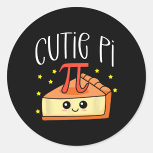 Pi Day Math Lover Student Lehrer 3.14 Süsse Pie Runder Aufkleber
