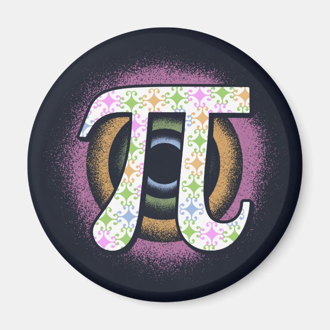 Pi Day Math Nerd Magnet (Vorne)