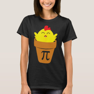 Pi Day Math T Shirt Funny Chicken Pot Pie T Shirt