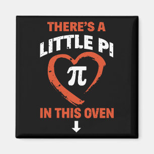 Pi-Day-Mathe-Shirt für Schwangerschaftsankündigung Magnet