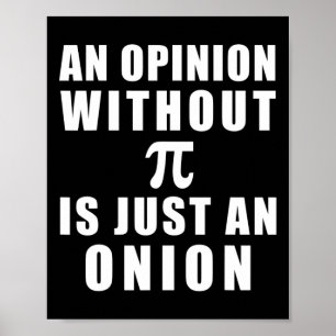 Pi-Day-Mathematik 3.14 Eine Stellungnahme ohne Pi  Poster