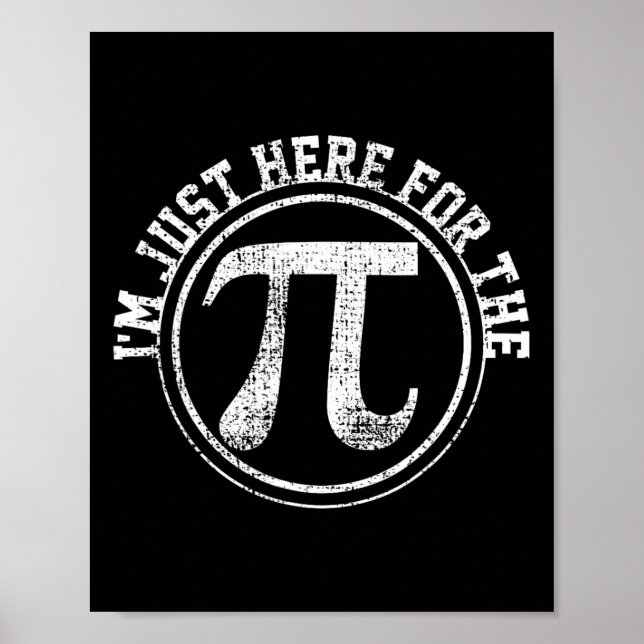 Pi Day Mathematik Geschenk Lehrer Vintag T Poster (Vorne)