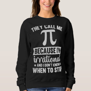 Pi Day Niedlich Pi Symbol Kindermädchen Jugendmädc Sweatshirt