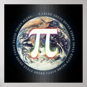 Pi Day on Earth - Mathematik-Poster Poster