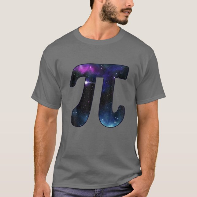 Pi Day Outer Space Galaxy Science Math Gleichung d T-Shirt (Vorderseite)