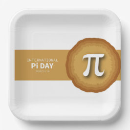 Pi Day Pappteller