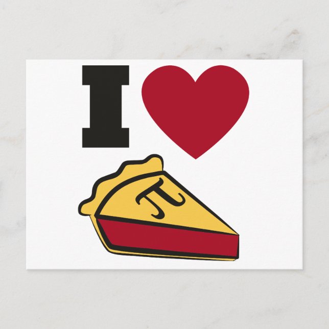 Pi Day Party Postkarte (Vorderseite)