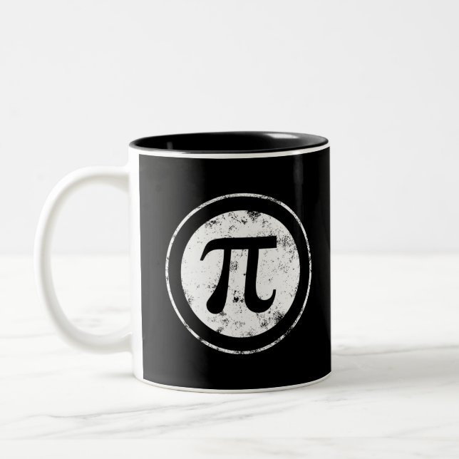Pi Day Pi Math Zweifarbige Tasse (Links)