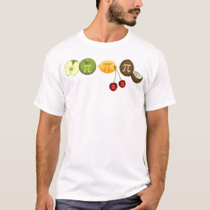 Pi Day, Pi sur divers fruits T-shirt