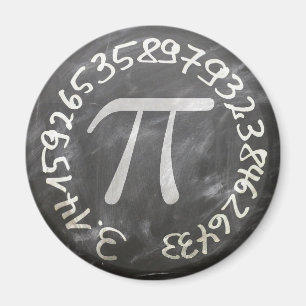 Pi Day PiDay Chalkboard-Bildung Magnet