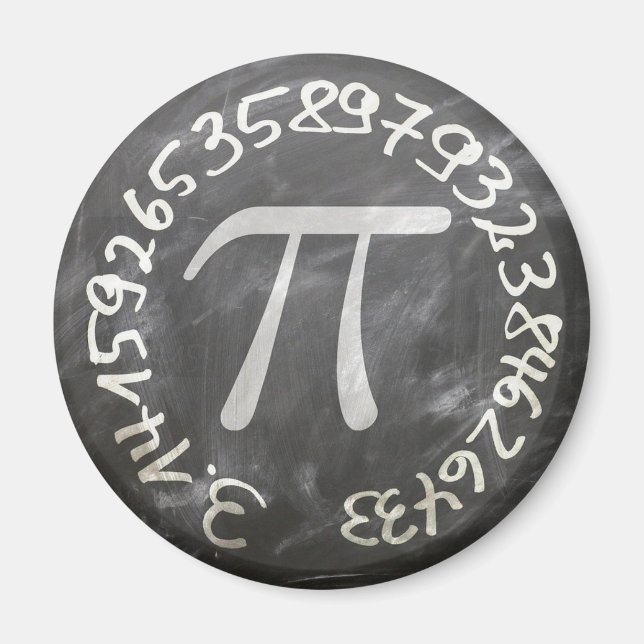 Pi Day PiDay Chalkboard-Bildung Magnet (Vorne)