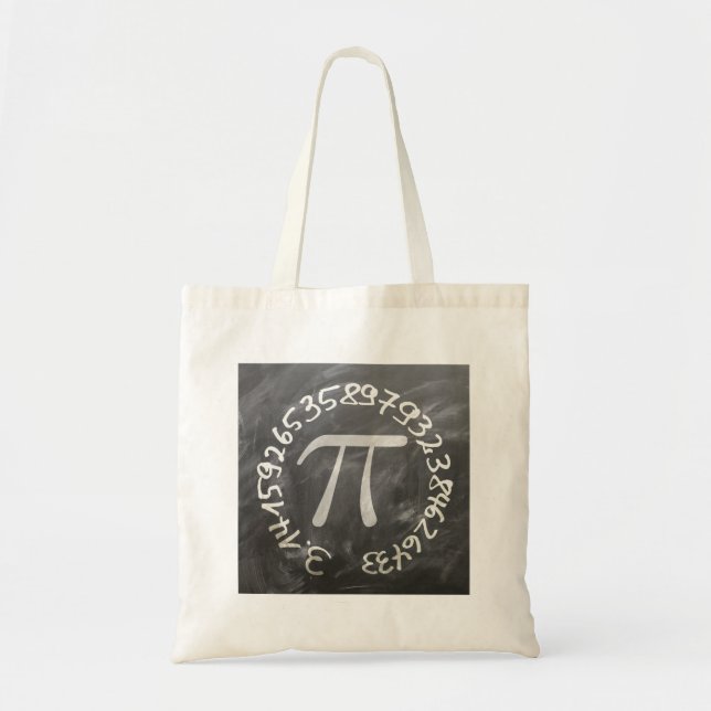 Pi Day PiDay Chalkboard-Bildung Tragetasche (Vorne)