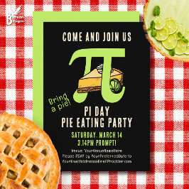 PI DAY Pie Eating Party Einladung