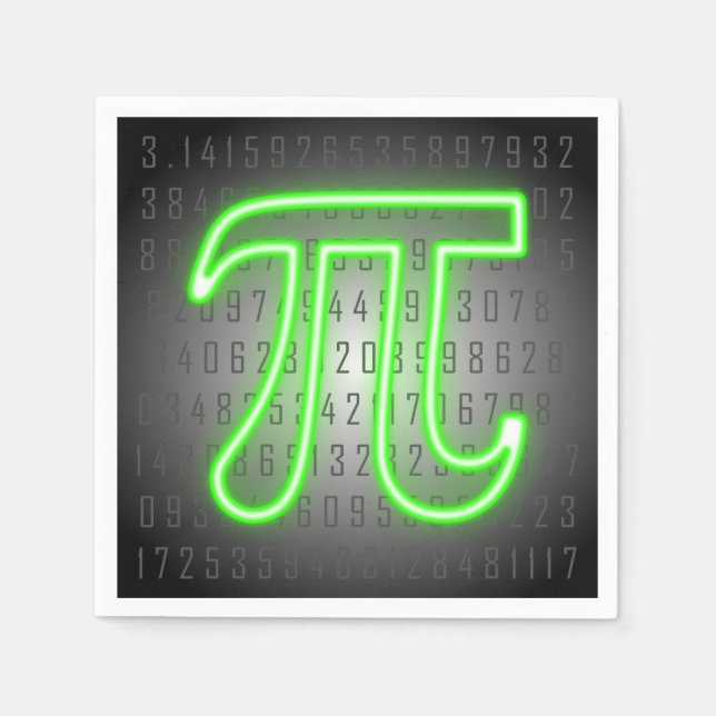 Pi Day Serviette (Vorderseite)