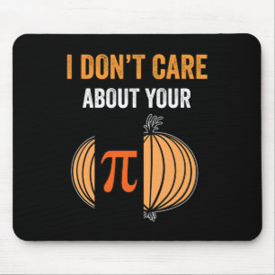 Pi Day Shirt Pi Symbol Onion Funny Mathematiker Pi Mousepad