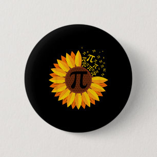 Pi Day Sonnenblume Pi Nummer Symbol Math Themed Sc Button