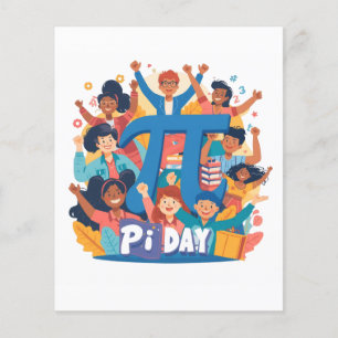 Pi-Day-Squad-Feierdesign Flyer