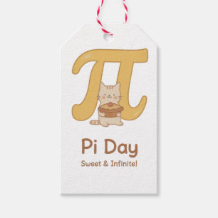 Pi-Day Süße Katzen Postkarte – Süß & Unendlich M Geschenkanhänger