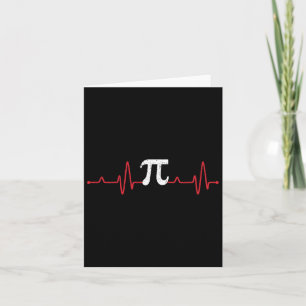 Pi Day Symbol Heartbeat Math Lover Nursing Puls S Karte