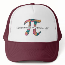 Pi Day Trucker Hat - Farbiges mathematisches Desig