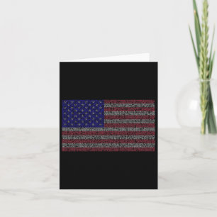 Pi Day Usa Flag Math 3.14 März 14. Karte