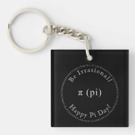 Pi, der irrationale mathematische ständige Schlüss Schlüsselanhänger