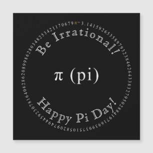 Pi, die irrationale mathematische Konstante magnet