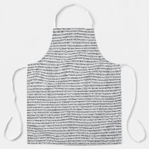 Pi Digits pi Infinite Numbers Muster Pi Day Schürze