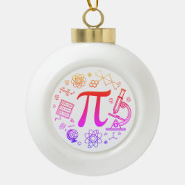 Pi Enthusiasten Keramik Kugel-Ornament