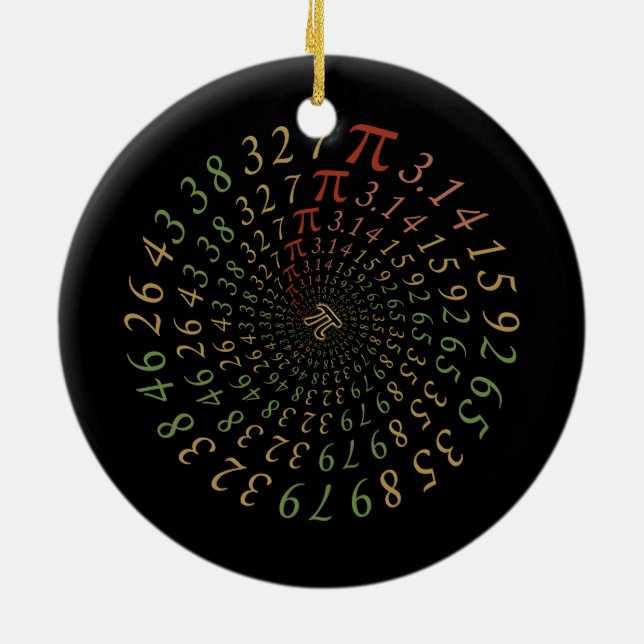 Pi Galaxy Ornament (Hinten)